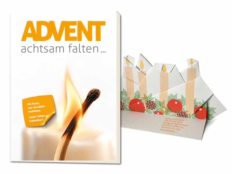 "Advent achtsam falten" Faltheft